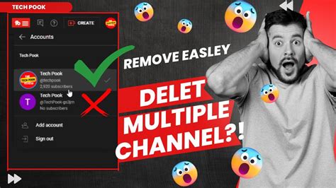 how to delete multiple youtube channels.